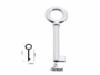 CHIAVE MOBILE FEMMINA d.6x42/82 VARIE FINITURE - immagine 2
