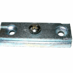 BASETTA METALLO PRESSOFUSO PER CERNIERA mm.47x16 prodotto da CONFALONIERI