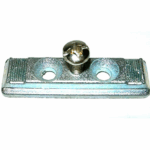 Basetta Metallo Pressofuso per Cerniera Mignon mm.47x16 H02  Confalonieri
