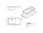 Lavello Serie Linear Plus cm.100x50 una Vasca con Gocciolatoio Inox Spazzolato | Apell - immagine 3