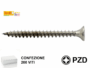 VITE TRUCIOLARE TSP IMPRONTA CROCE PZ2 INOX A2 (AISI 304) mm.4,0 x VARIE LUNGHEZZE | TECFI - immagine 2
