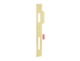 Incontro Serratura Patent Grande Bordo Quadro Con Aletta Frontale 22x194 mm. varie finiture | AGB - immagine 2