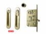 Maniglia Incasso Ovale Porta Scorrevole modello Scivola T.C d.35x150 Pendaglio/Bottone+Serratura E50 varie finiture |  AGB