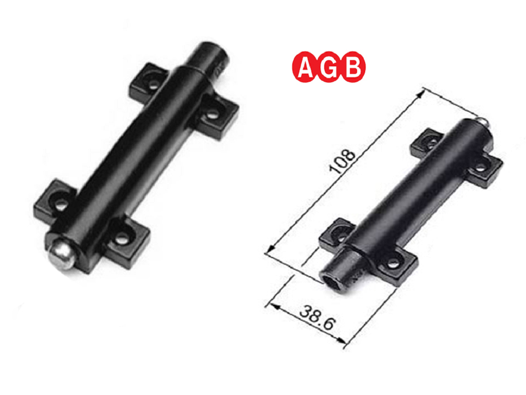 agbh009012c.png Chiusura Verticale Ad Espansione per Spagnoletta ZVN-Nero DX-SX | AGB - immagine 1