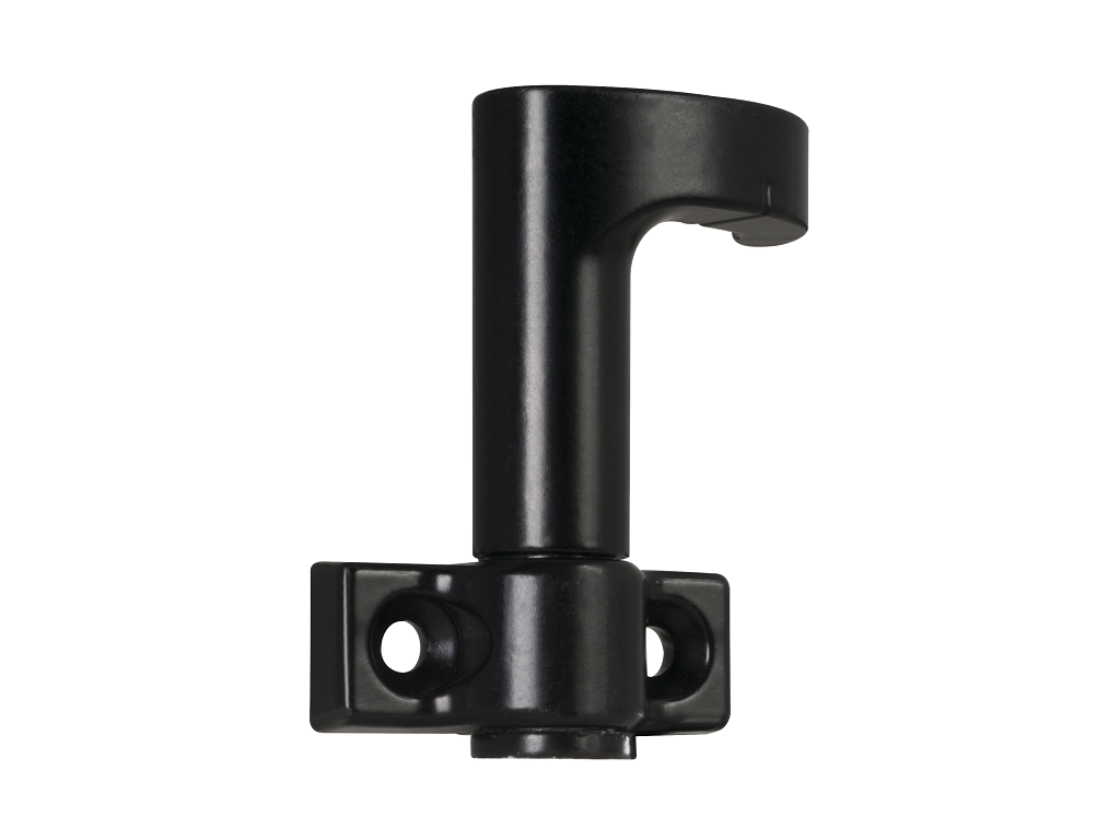 agbh009014093.png Gancio di Chiusura Spagnolette Abaco Lungo ZVN-Nero SX | AGB - immagine 1
