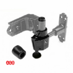 Fermaimposte Abaco A Scatto 180° Kit  3 pezzi ZVN-Nero DX-SX |  AGB