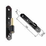CARDINE ABACO SU PIASTRA mm.24x140 ALTEZZA REGOLABILE AVN VARIE PROFONDITA'