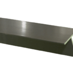 Profilo T cm.200 Alluminio Finitura Effetto Acciaio Lucido mm.20x20x1 | AL.GO