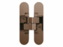 Cerniera Invisibile Istar 3 Regolazioni Reversibile mm.110x24x21h Portata kg.40 Dark Bronze 035 | Anselmi