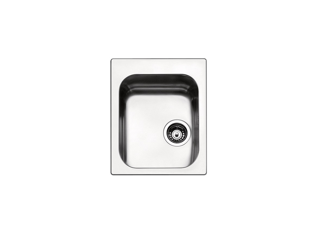 apeto42iac.png Lavello Serie Torino cm.42x50 una Vasca senza Gocciolatoio Acciaio Inox Antigraffio | Apell - immagine 1