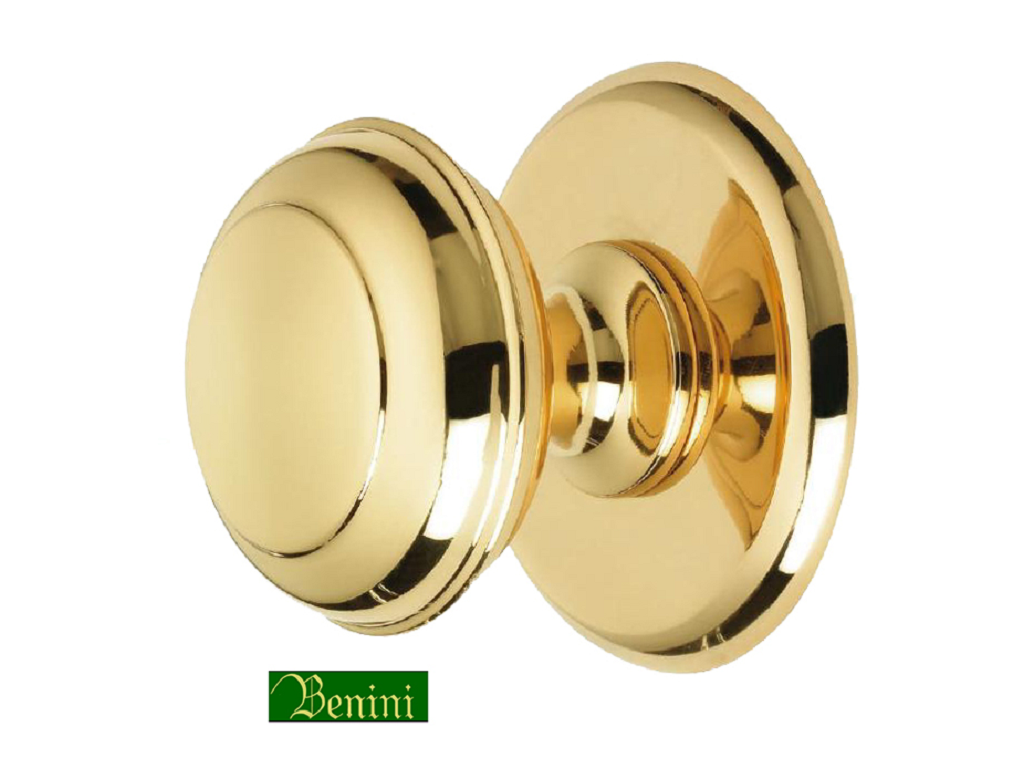 ben1400pvdc.png Pomolo Fisso Sara d.80x90h Rosetta 110x10h PVD | Benini - immagine 1