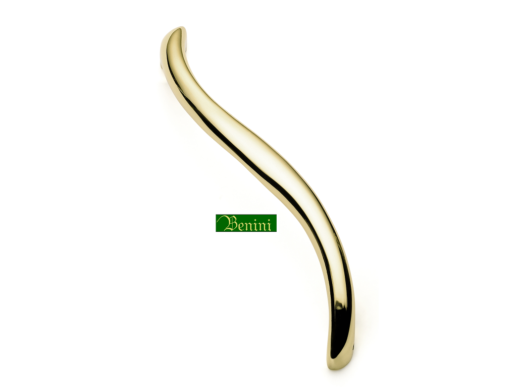 ben731pvdc.png Maniglione Sabina Interasse 310 mm.340x65h PVD | Benini - immagine 1