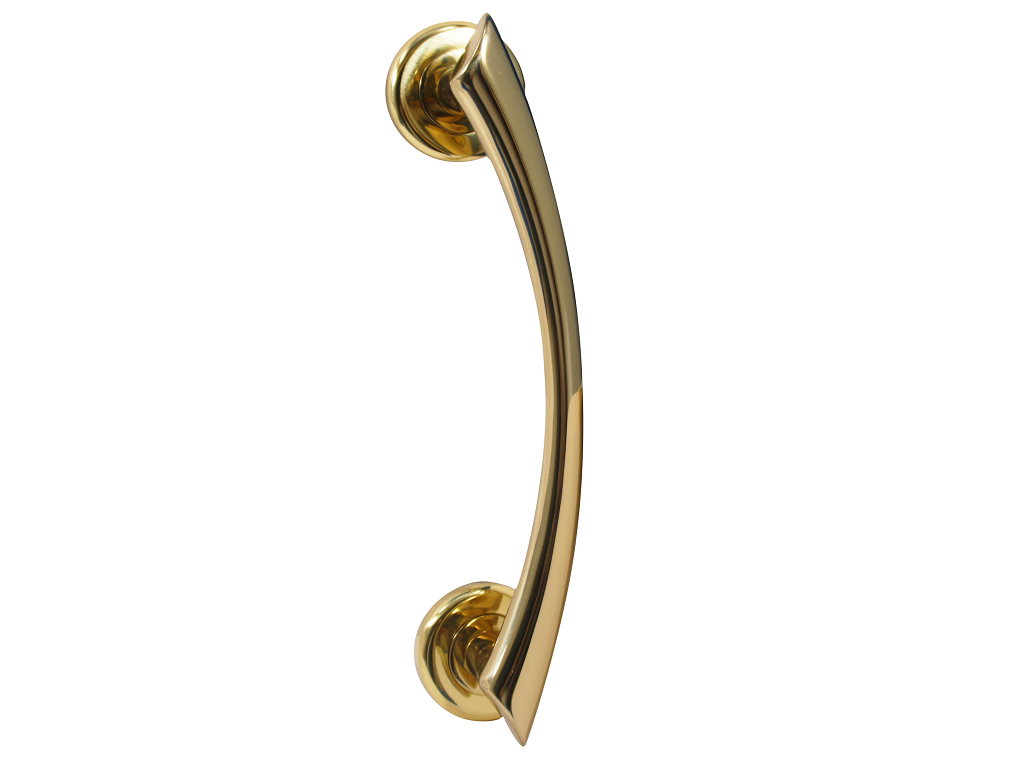 benn597olvds.png Maniglione Laguna Interasse 200 mm.260x55h con Rosette OLV | Benini - immagine 1