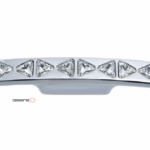 MANIGLIETTA MOBILE INTERASSE 32 DA 98x27 mm. CON CRISTALLI BIANCHI TRIANGOLARI SWAROVSKI prodotta da BESANA TECH
