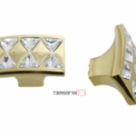 POMOLINO MOBILE CON 6 CRISTALLI TRIANGOLARE BIANCHI SWAROVSKI DA 40x30x25 mm. prodotto da BESANA TECH