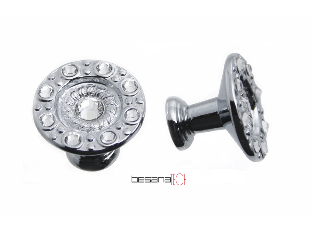 besp2359c3042c.png POMOLINO MOBILE CON 9 CRISTALLI BIANCHI DA 30/10x24 mm. SWAROVSKI prodotto da BESANA TECH - immagine 1