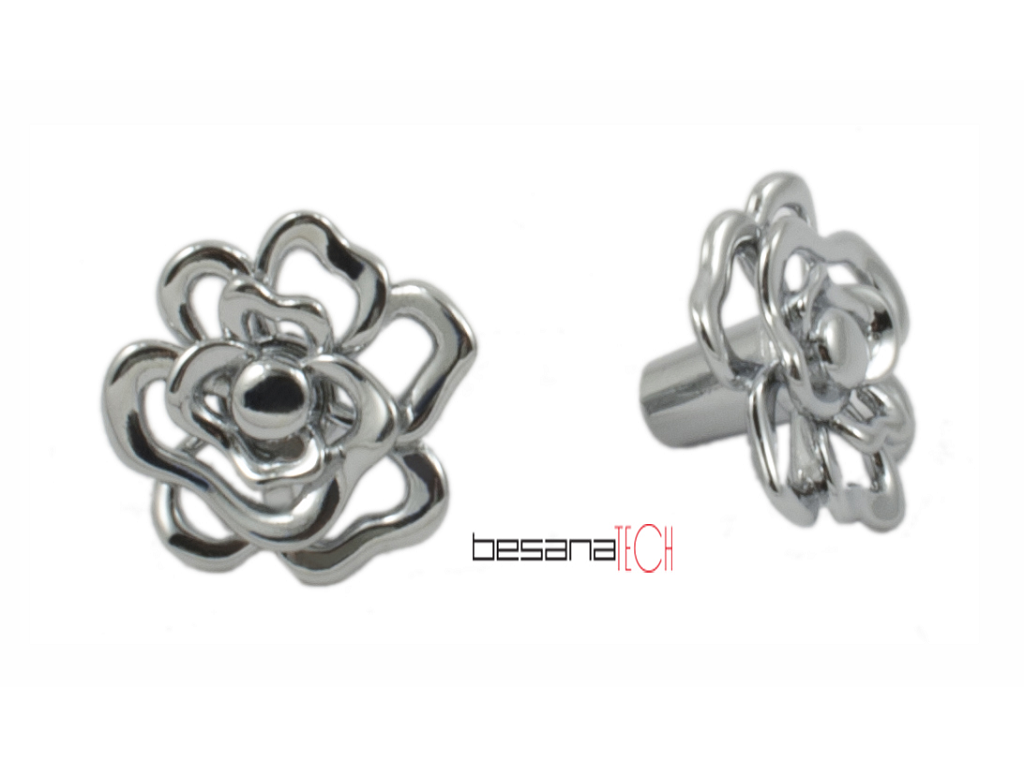 besp237204042c.png Pomolino Mobile 23720 Rosa d.40/10x28h Crl-Cromo Lucido Besana Tech - immagine 1