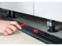 GANCIO MAGNETICO PER ZOCCOLO DA CUCINA modello BLINK ADATTO A PIEDE DIAMETRO mm.28 | SCILM - immagine 3