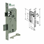 Serratura Infilare Bordo Quadro Frontale 20 Cromo Satinato mm. 70 Varie Entrate | Bonaiti