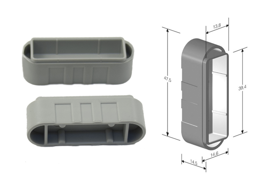 bonay70800040.png Pozzetto per Contropiastra G183-G385-G508 in Nylon | Bonaiti - immagine 1