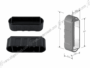 Pozzetto per Contropiastra G183-G385-G508 in Nylon | Bonaiti - immagine 4