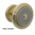 Pomoli Girevoli Moon Charme d.81x66h Rosetta d.59x13h Swarosvki+Oro   Enrico Cassina
