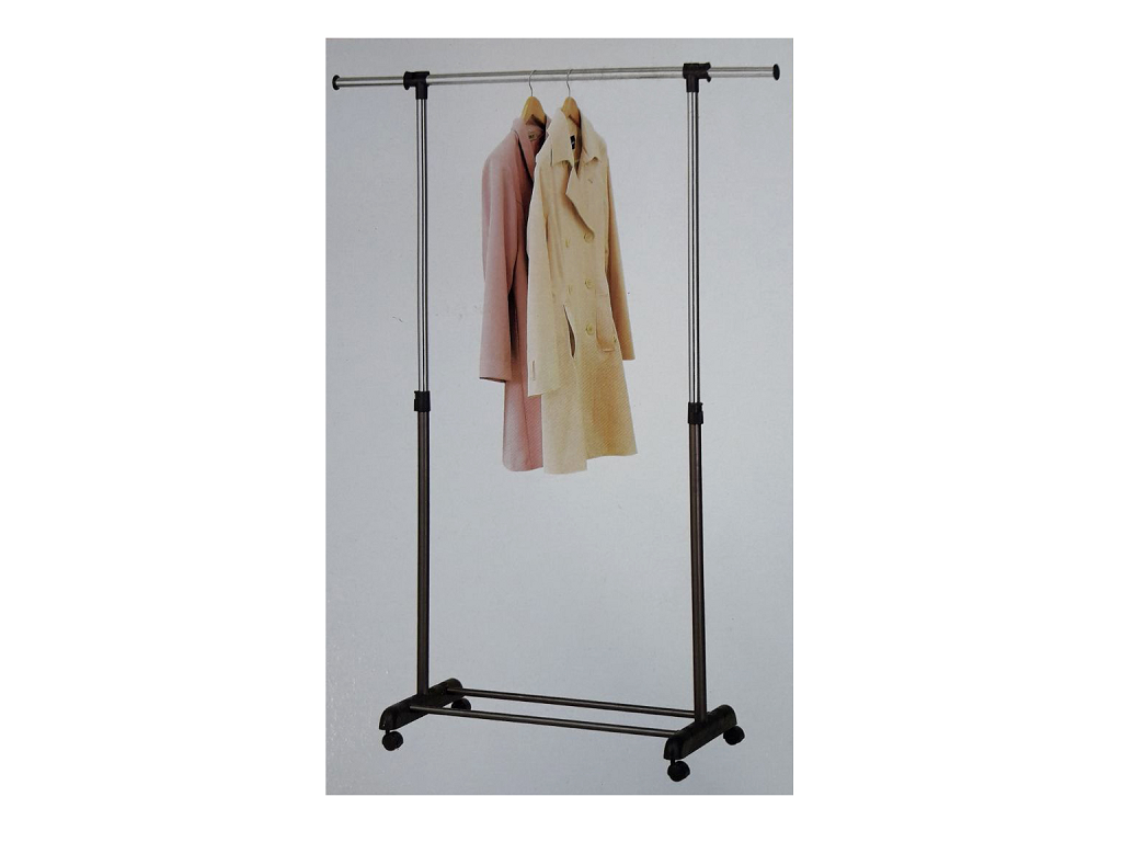 cad0001479.png Stander Mod. America Estensibile cm.90-135 Altezza Regolabile cm.100/173 Ruote in Nylon - immagine 1
