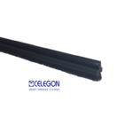 Spazzolino per Porte Interne Legno in Barre da cm.215 H8/H6 (2+2 Pz) Nero | Celegon