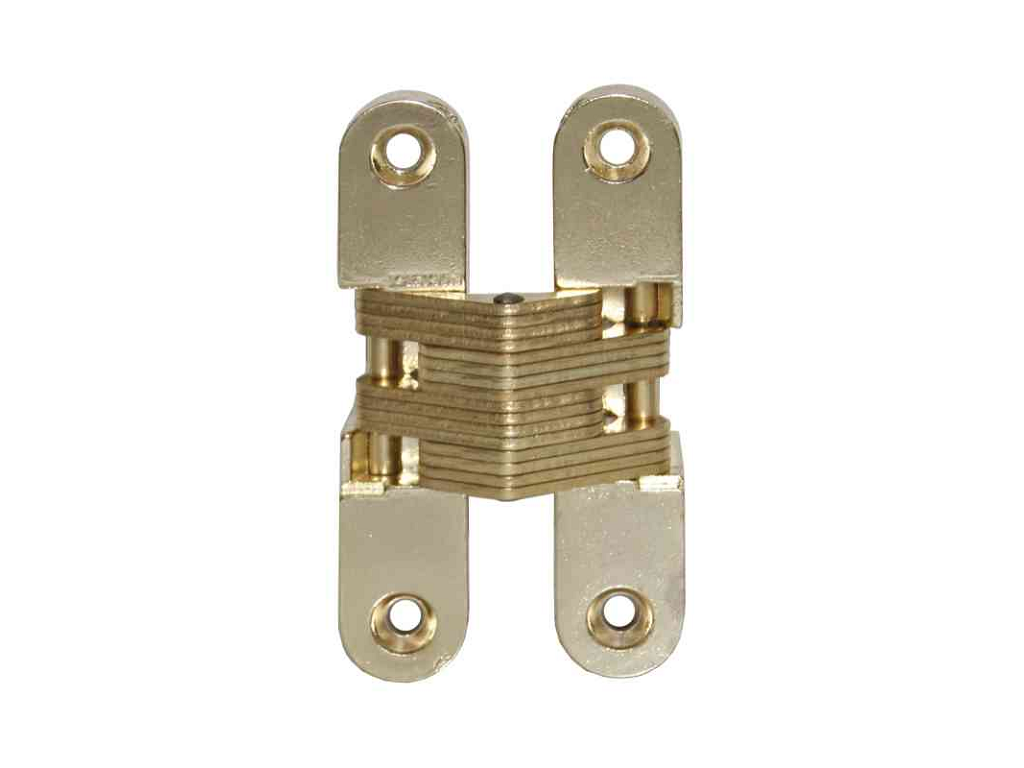 cem831o.png Cerniera Invisibile Acciaio/Zama 116,4x25,8 Ottonato Ceam - immagine 1