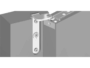 Cerniera Invisibile Cir Regolabile 3d per Porta a Filo Acciaio Zincato | Sfs Intec - immagine 11