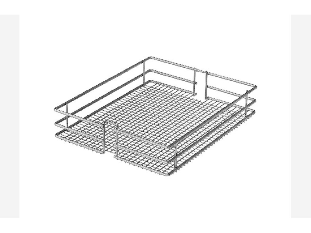 cestelloestraibilemodellolardercromo.png Cestello Estraibile modello Larder Cromo mm.350x460x85h | Vauth Sagel - immagine 1