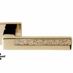 Maniglia Bilbao Cristalli Rosetta Quadra d.50x50x10h Foro Chiave CS01-OLV-Cristalli | Comit