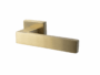 Maniglia Biblo Rosetta Quadra d.50x50x10h Bocchetta Foro Chiave OSV-Oro Satinato Verniciato  Comit