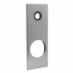 Placca Rettangolare per Porta Blindata mm.170x62 Interasse mm.93 foro d.46,5 mm CM/Cromat | Colombo