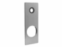 Placca Rettangolare per Porta Blindata mm.170x62 Interasse mm.93 foro d.46,5 mm CM/Cromat | Colombo