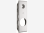 PLACCA RETTANGOLARE  PER PORTA BLINDATA mm.170x62 INTERASSE mm.85 FORO d.46,5 mm VARIE FINITURE | COLOMBO - immagine 2