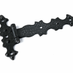 Cerniera Stile Spagnolo Piana mm.108x70 Ferro Nero     Cof101