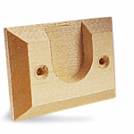 Reggitubo Laterale in Legno per Tubo Tondo d.30 mm.80x60    Cof162