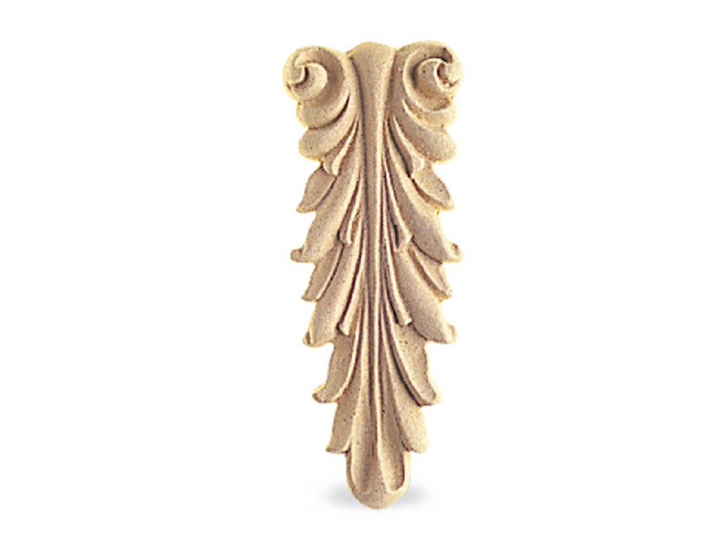 cof034867000000.png Foglia Fregio Pasta Legno mm.43x110x10h Cof117 - immagine 1