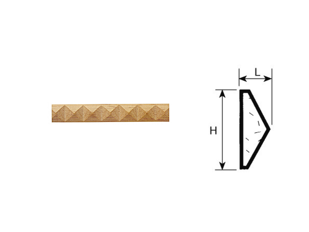 cof03m4002xxx.png Cornice Legno Ramino Asta cm.244 H25x6l Cof - immagine 1