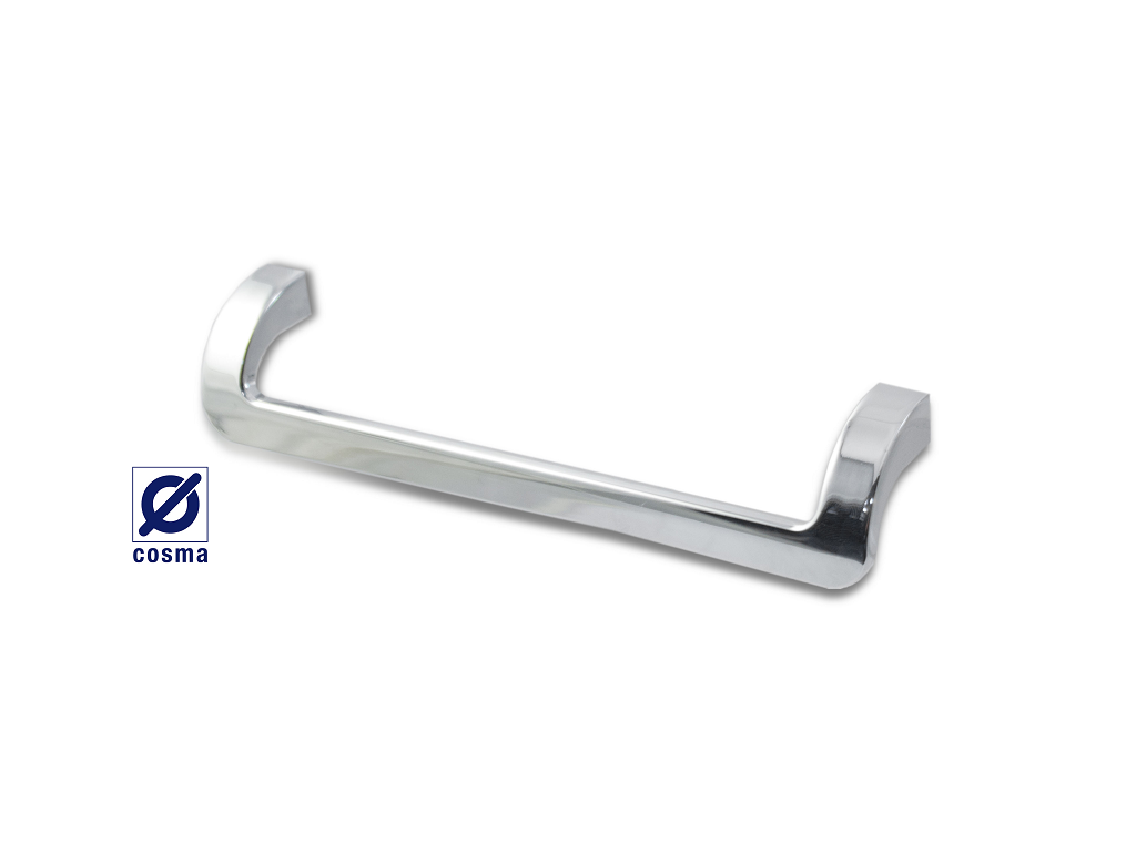 cos12955xxx.png MANIGLIETTA MOBILE 12955 INTERASSE 96 -128- 320 PONTE PIEGATA 260-CROMO LUCIDO | COSMA - immagine 1
