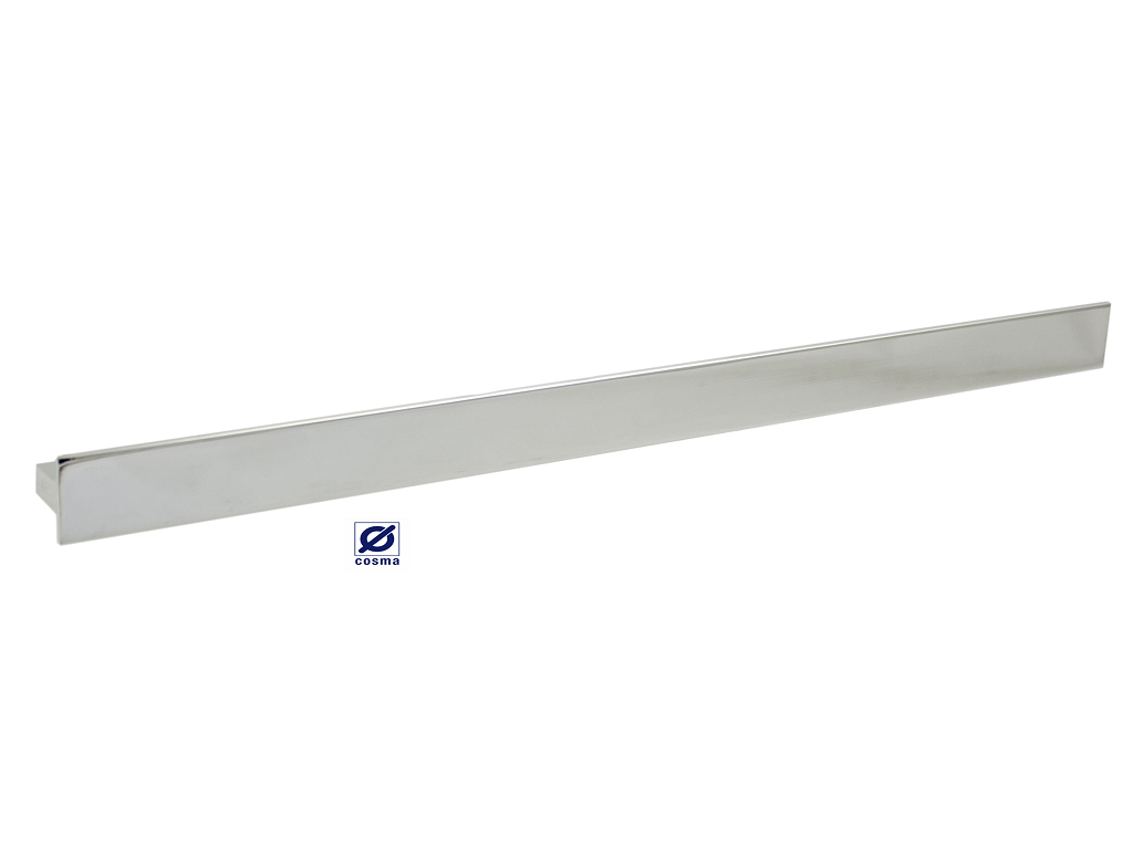 cosu438032026034c.png Maniglietta Mobile Interasse 320 mm.340x18x8/22h Presa Chiusa a T Cromo | Cosma - immagine 1