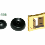 Pinza Blocca Ante Fermapersiane Nylon mm.45x15h Nero  Didieffe