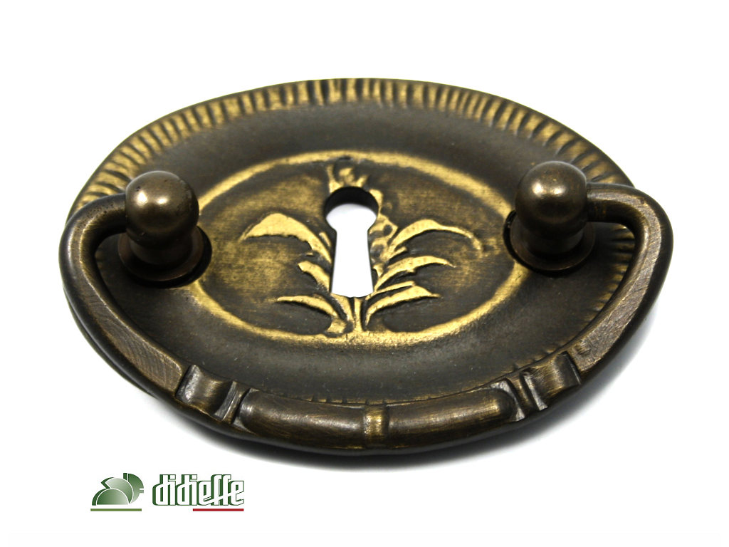did21aotc.png Maniglietta Mobile Interasse 55 mm.75x60h Ovale con Foro Otb D10 Didieffe - immagine 1