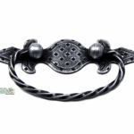 Maniglietta Mobile Fori Esterni Tirolo a Pendolo mm.115x55h Fe Silver   D40   Didieffe
