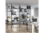 Struttura Zero Modulare con Raccordi E Profili per Montaggio A L-Soffitto pz.3 cm.290 Ral9005 Nero Testurizzato | Emuca - immagine 5