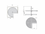 Cestello Girevole Mod.Shelvo 3/4 Plastica Alluminio-Bianco mm.800  | Emuca - immagine 3