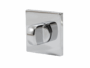 Mezzo Nottolino Q8 Cedro Rosetta mm.50x50x6h CR-Cromo Lucido | Ento