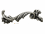 MANIGLIETTA MOBILE INTERASSE 96 DA 140x35 mm. CON CRISTALLO SWAROVSKI SX prodotta da FONDERIA LANCINI
