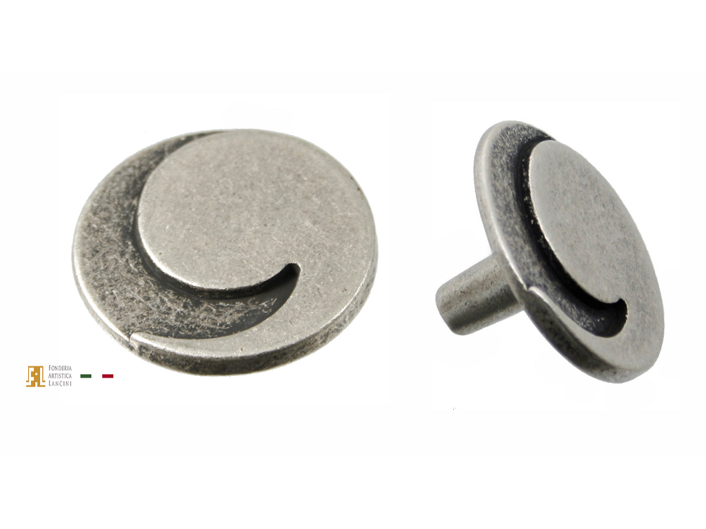 fal2084109cc.png Pomolino Mobile Domino d.40/7x22h Argento Antico Sx L28 Fonderia Lancini - immagine 1